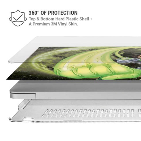 DC Comics Green Lantern Super Punch MacBook Air 15in (2023-2025) Case plus Skin